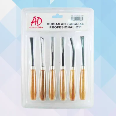 012359-820 Set gubias profesionales x6