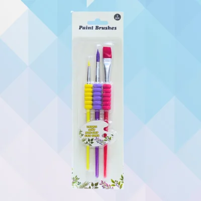 059692-062 Set pinceles ergonomicos x3